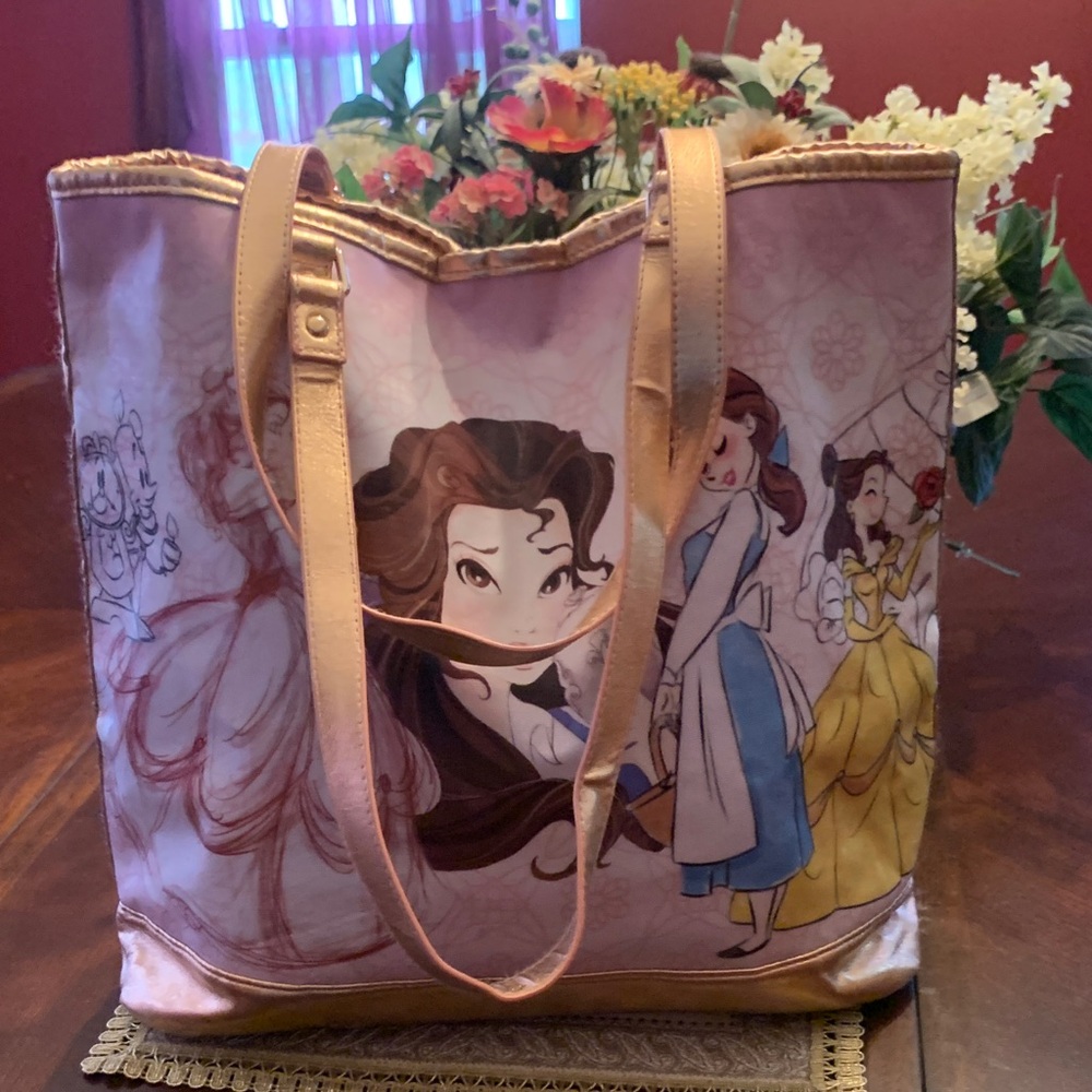 Disney Princess Tote Bag - Pink and Gold